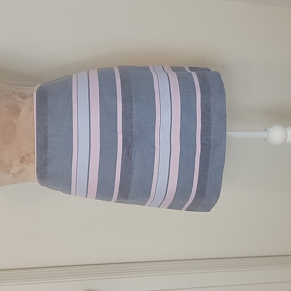 GAP, NWT, Size 14 Striped Mini Skirt, Purples, Blues, Pinks, Grays.  Lined.